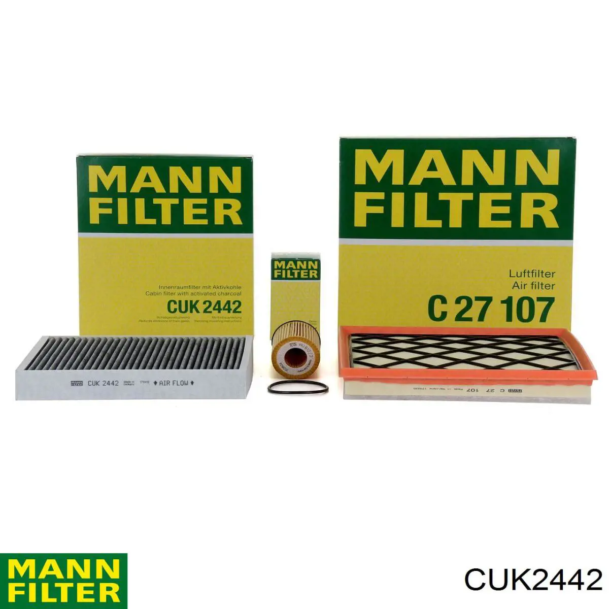 Фільтр повітряний обігрівача Mann-Filter CUK2442 ціна, від 10.15 USD