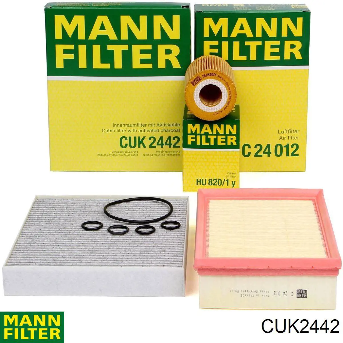 Купити CUK2442 Mann-Filter Фільтр салону вугільний