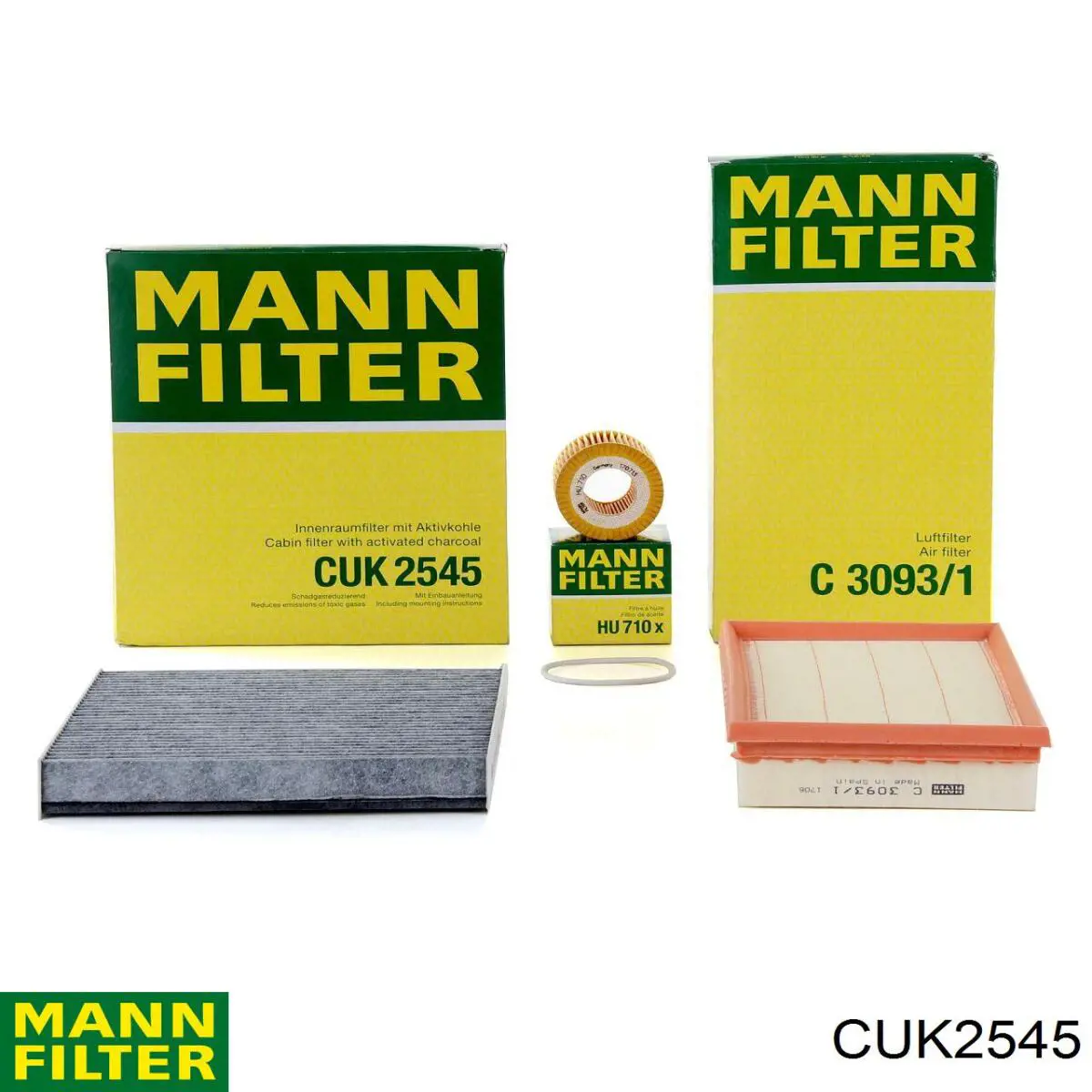 Купити CUK2545 Mann-Filter Фільтр салону вугільний