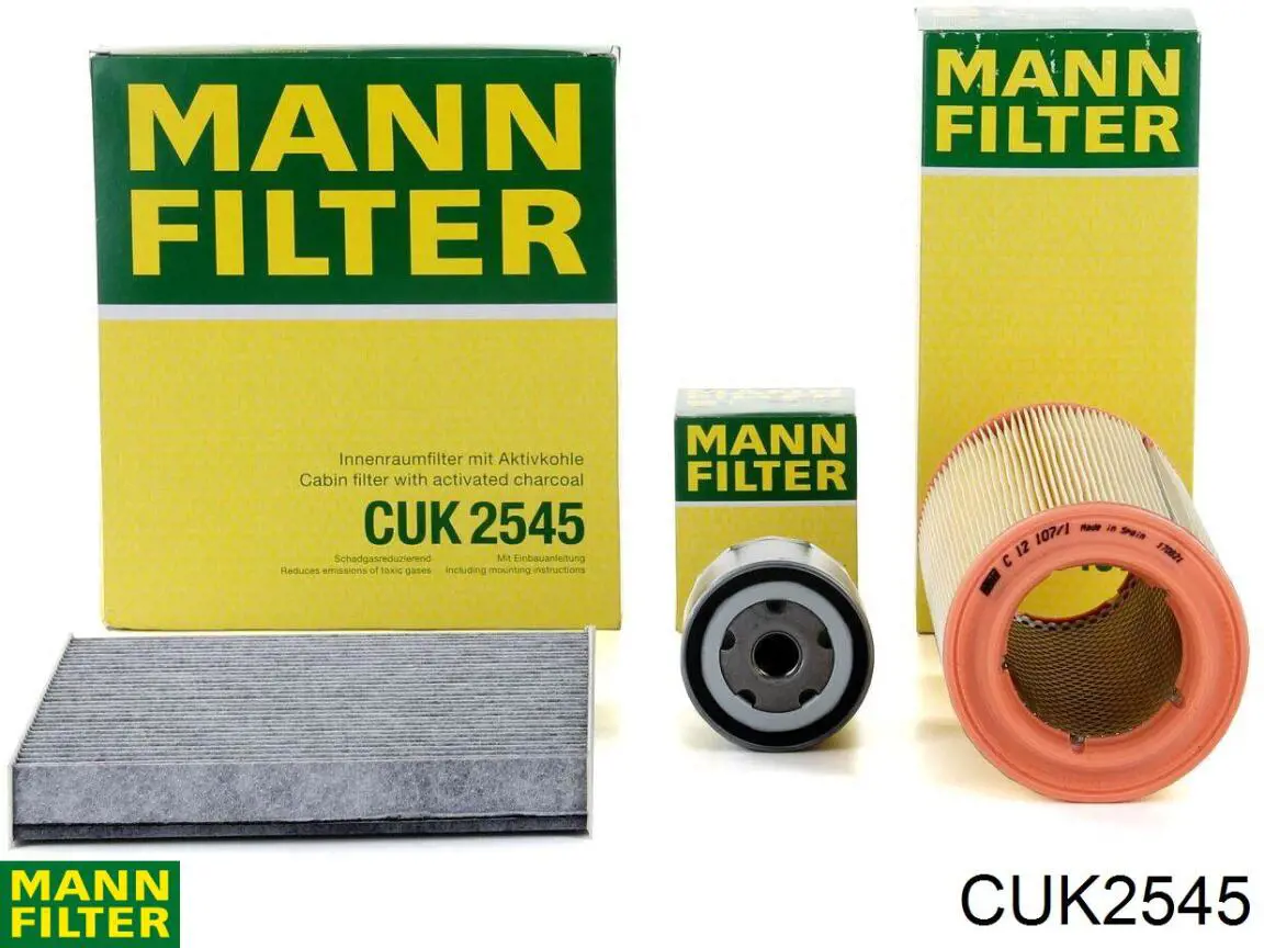 Фільтр повітряний обігрівача Mann-Filter CUK2545 ціна, від 15.39 USD