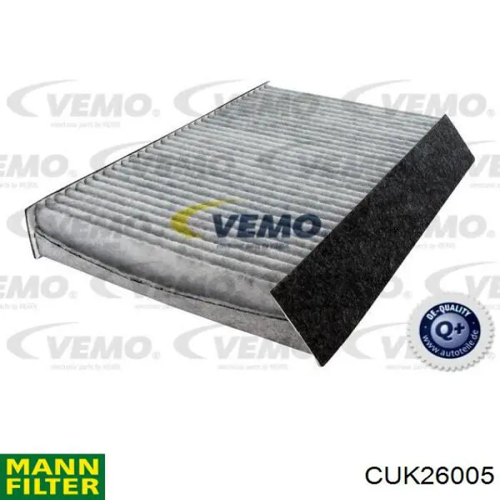 Повітряний фільтр салону Mann-Filter CUK26005