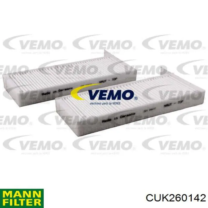 Фільтр повітряний обігрівача Mann-Filter CUK260142 ціна, від 18.35 USD