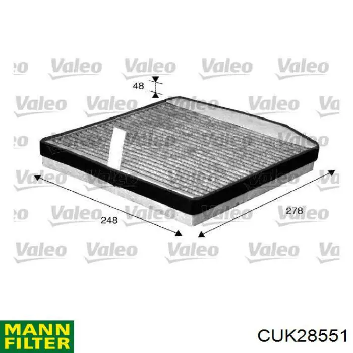 CUK28551 Mann-Filter фільтр салону