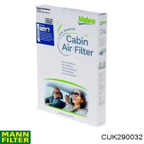 Купити CUK290032 Mann-Filter Фільтр салону вугільний