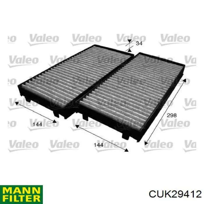 CUK29412 Mann-Filter фільтр салону