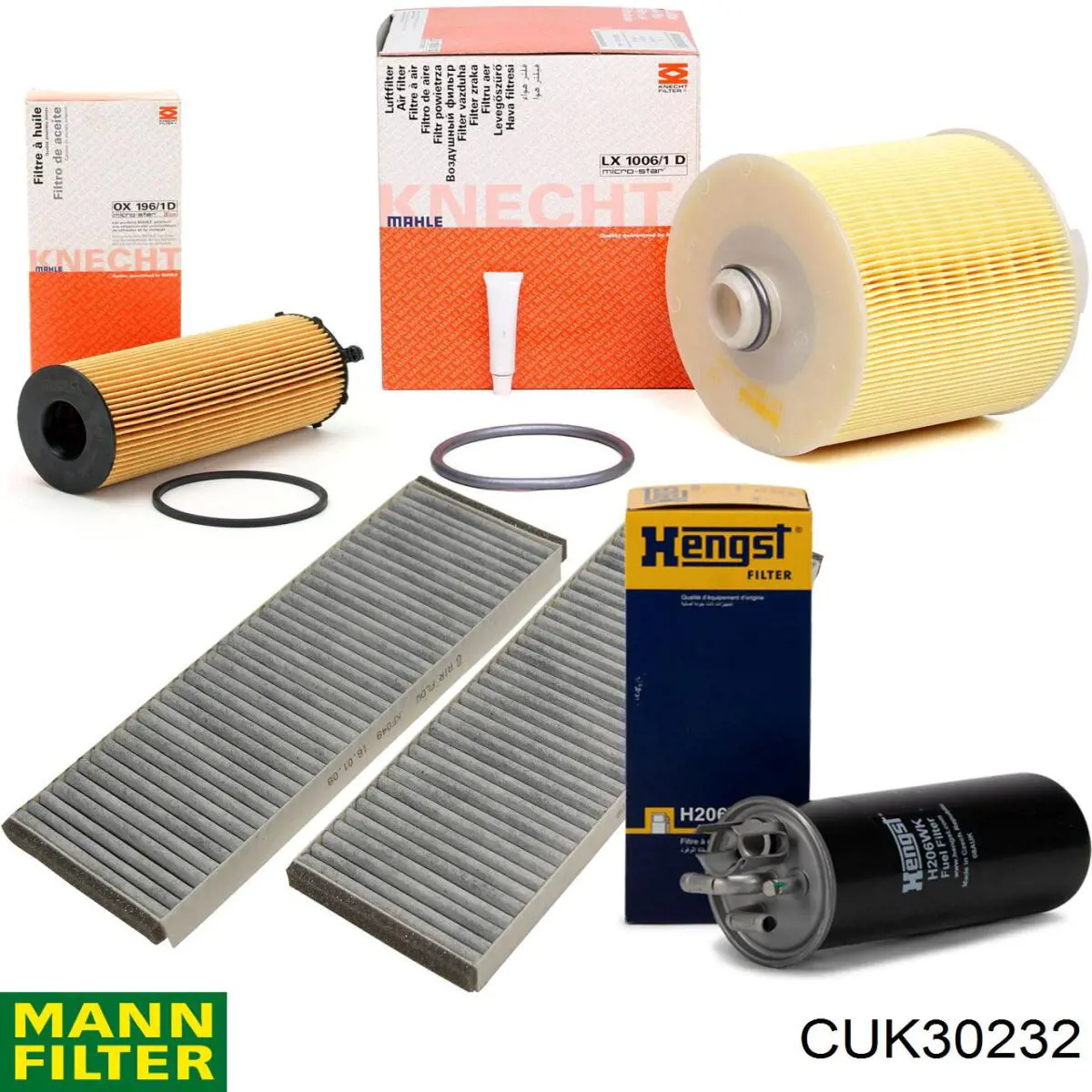 Фільтр повітряний обігрівача Mann-Filter CUK30232 ціна, від 29.39 USD
