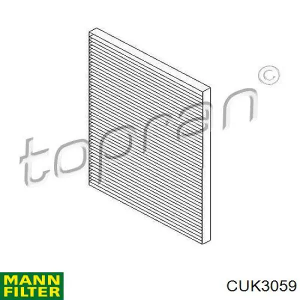 Фільтр повітряний обігрівача Mann-Filter CUK3059 ціна, від 7.79 USD