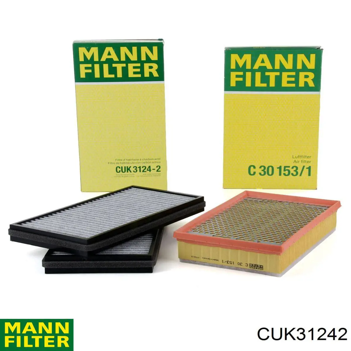 Фільтр повітряний обігрівача Mann-Filter CUK31242 ціна, від 27.04 USD