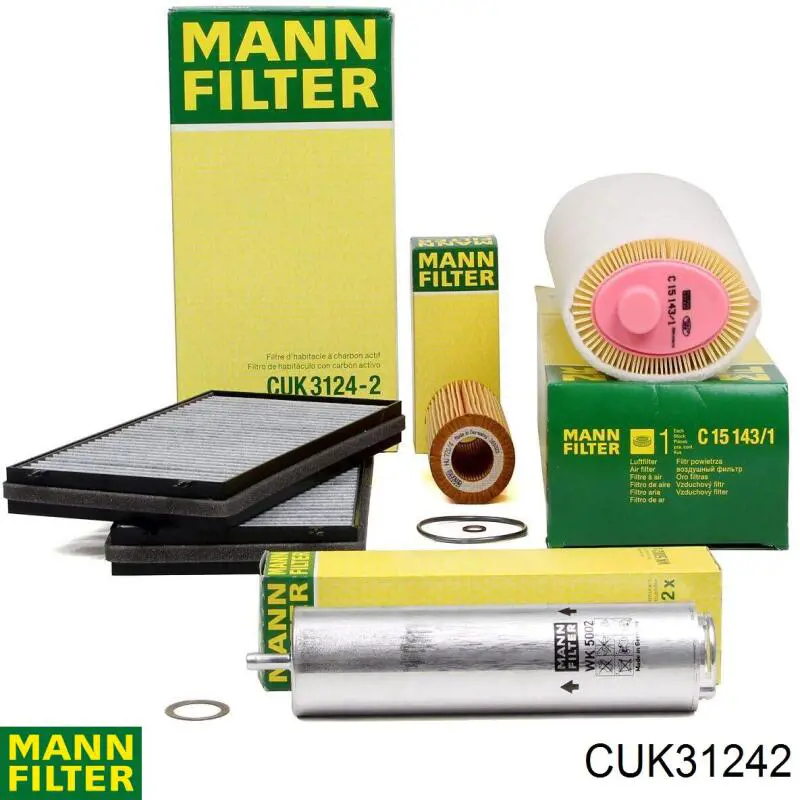 Купити CUK31242 Mann-Filter Фільтр салону вугільний