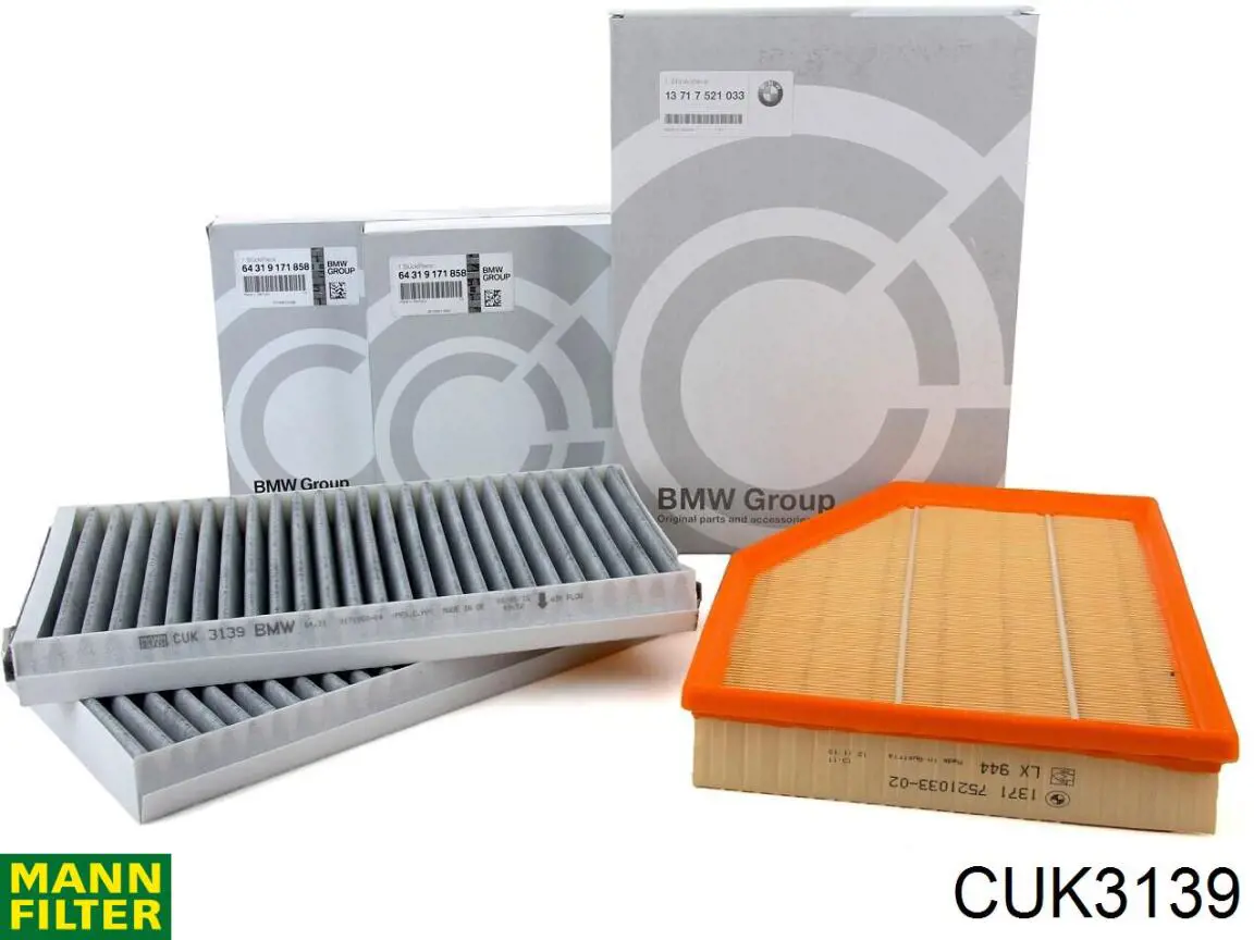 Фільтр повітряний обігрівача Mann-Filter CUK3139 ціна, від 26.47 USD
