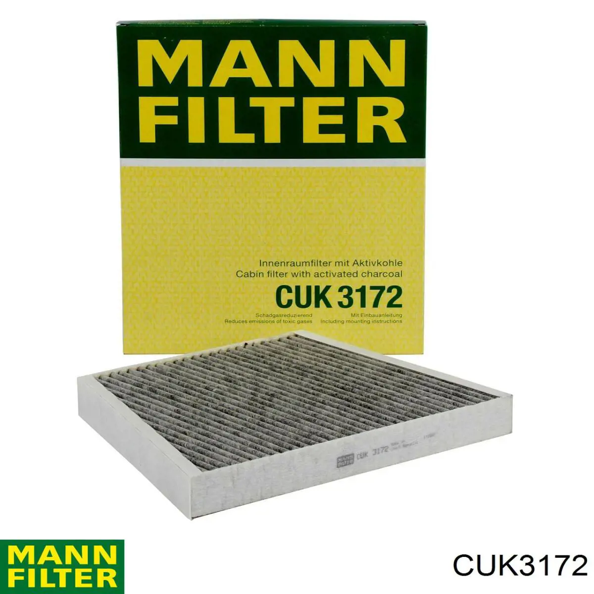 Фільтр повітряний обігрівача Mann-Filter CUK3172 ціна, від 21.31 USD
