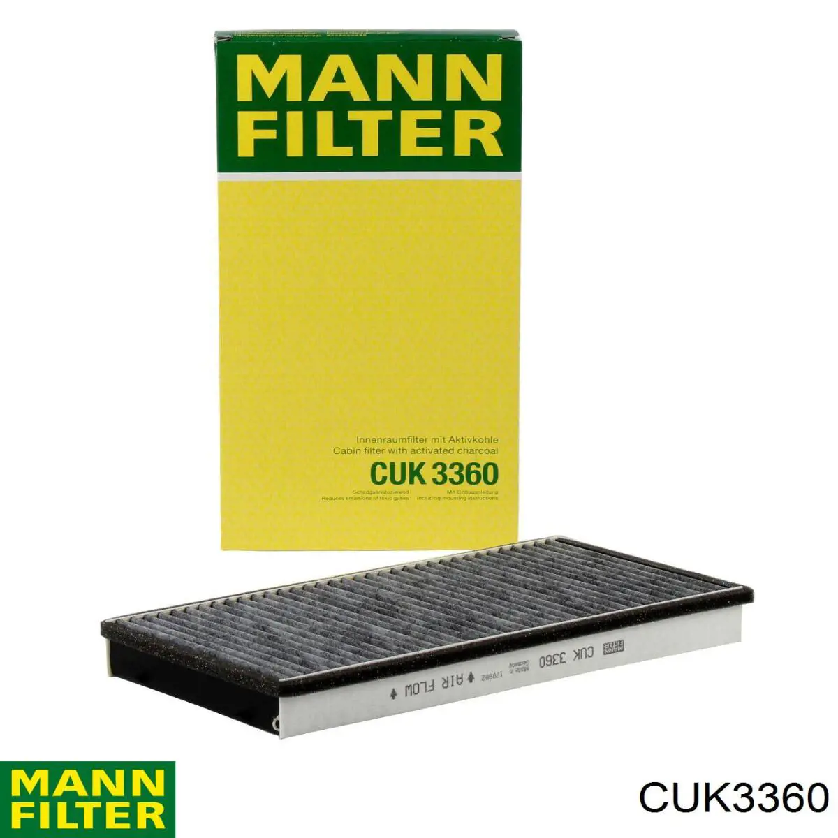Фільтр повітряний обігрівача Mann-Filter CUK3360 ціна, від 17.08 USD