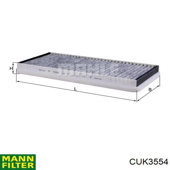 CUK3554 Mann-Filter фільтр салону