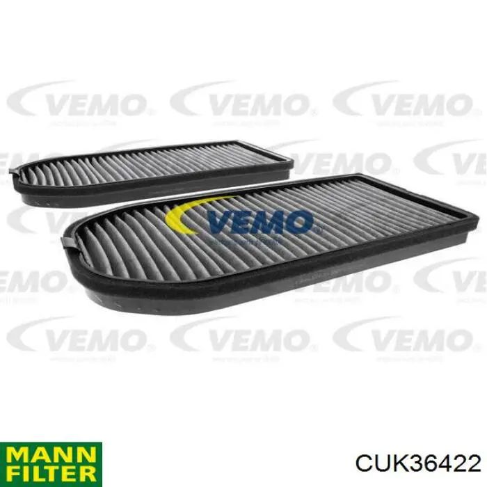 Повітряний фільтр салону Mann-Filter CUK36422