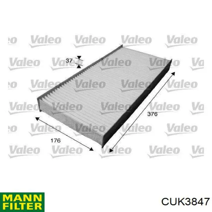 Купити CUK3847 Mann-Filter Фільтр салону вугільний