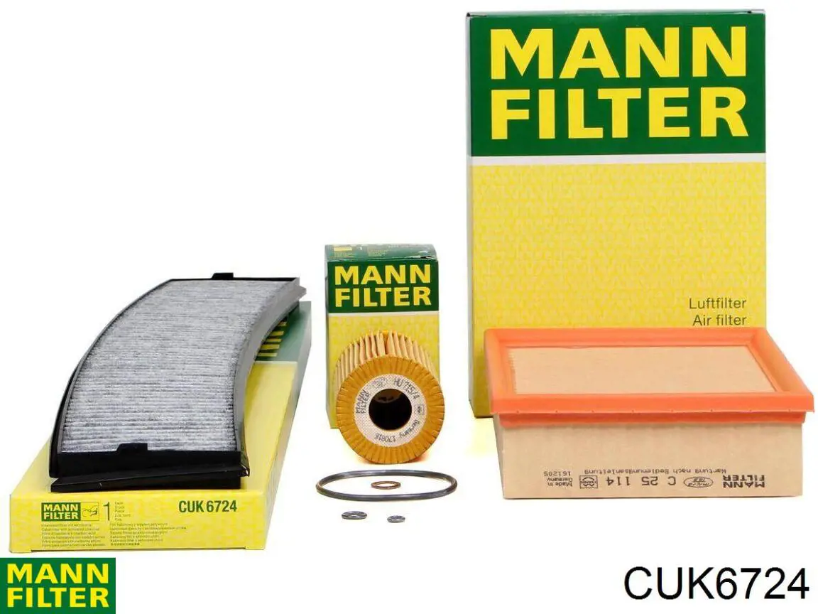 Купити CUK6724 Mann-Filter Фільтр салону вугільний