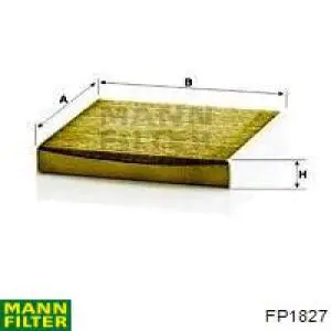 Фільтр повітряний обігрівача Mann-Filter FP1827 ціна, від 3.86 USD