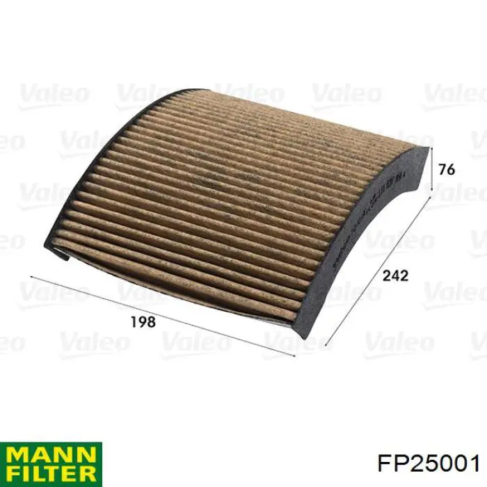 FP25001 Mann-Filter фільтр салону