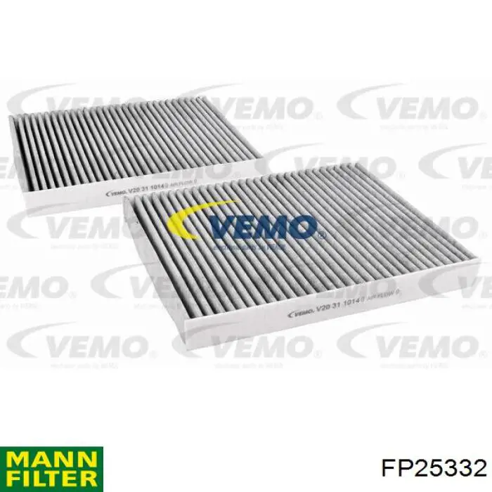 Фільтр повітряний обігрівача Mann-Filter FP25332 ціна, від 46.18 USD