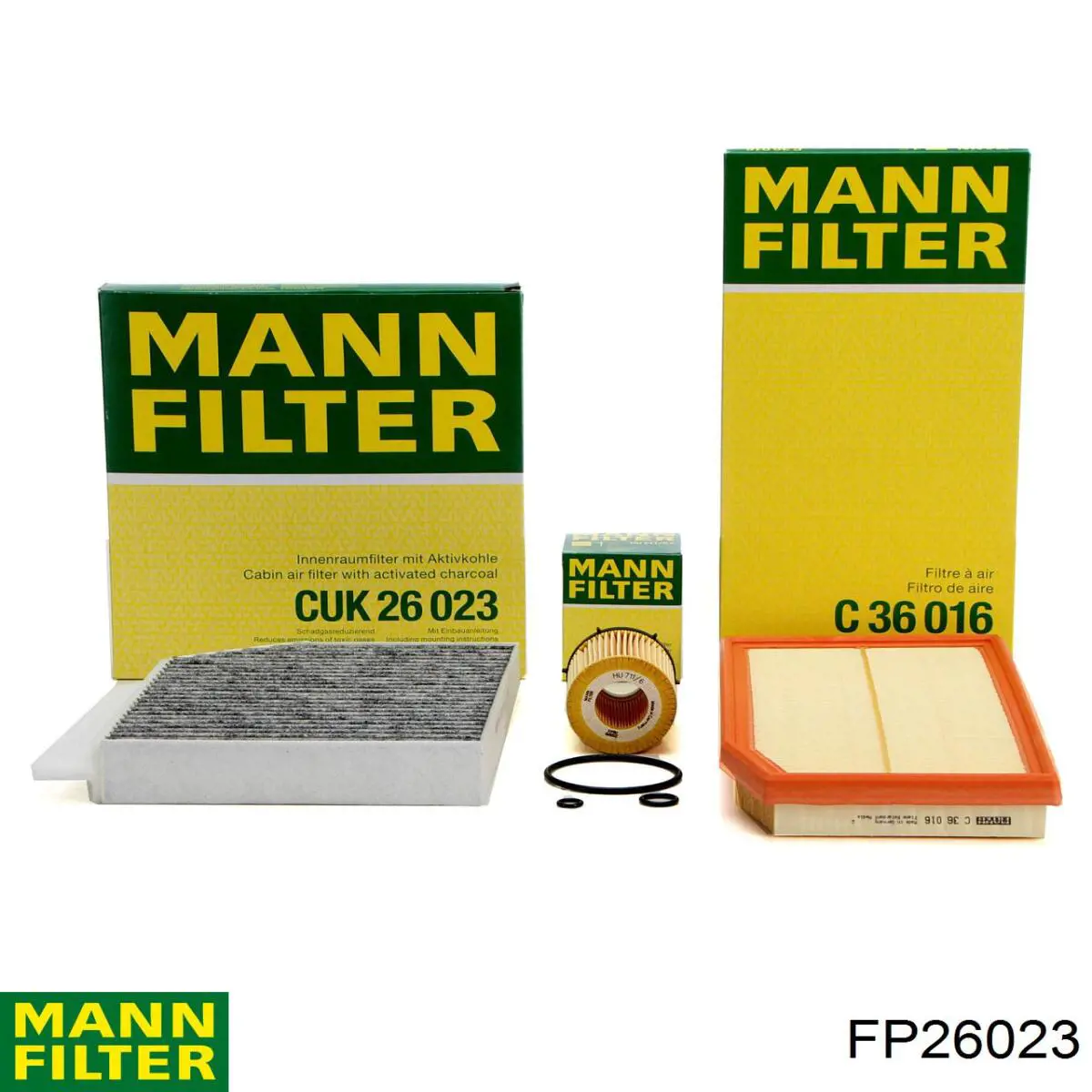 Фільтр повітряний обігрівача Mann-Filter FP26023 ціна, від 47.16 USD