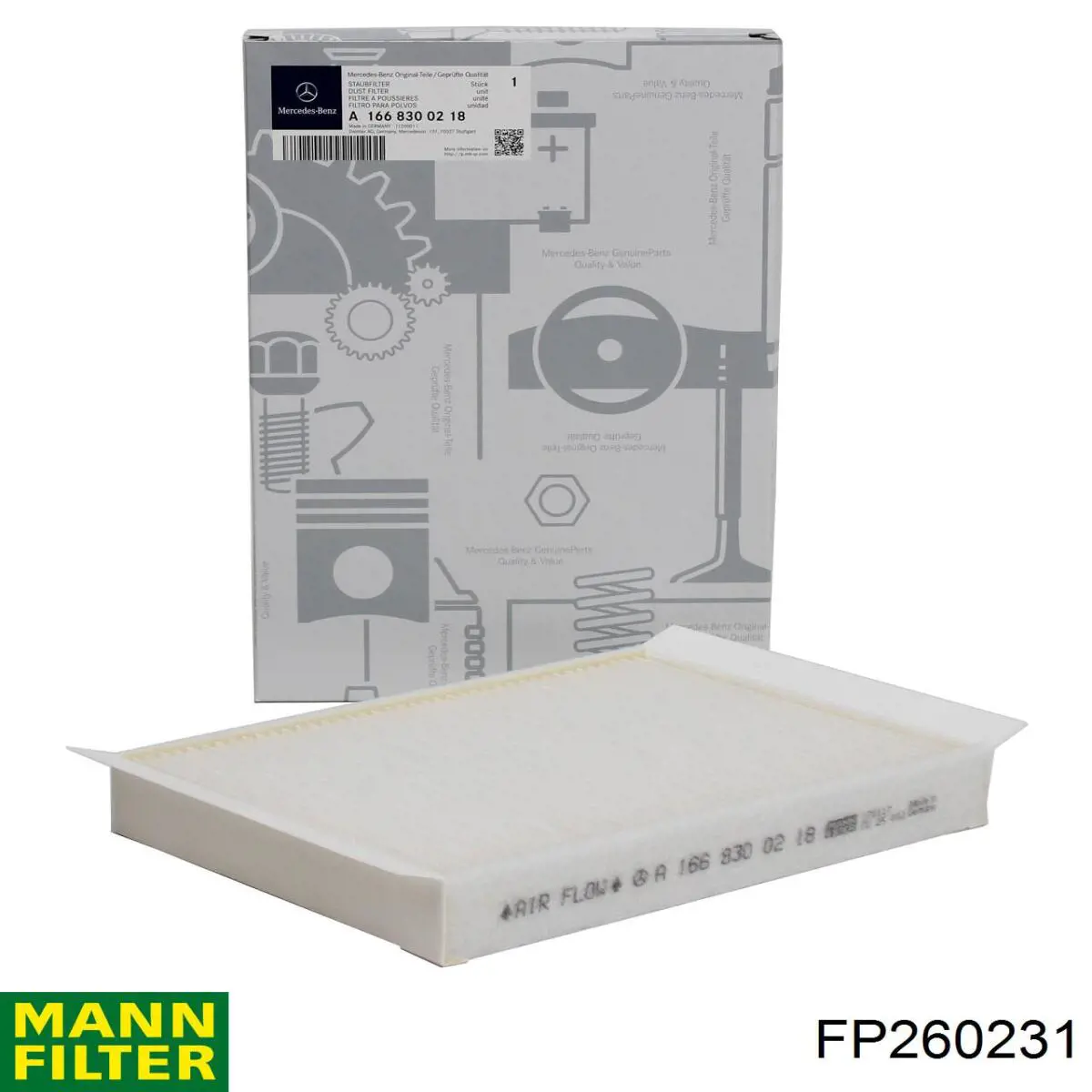Фільтр салону FP260231 Mann-Filter