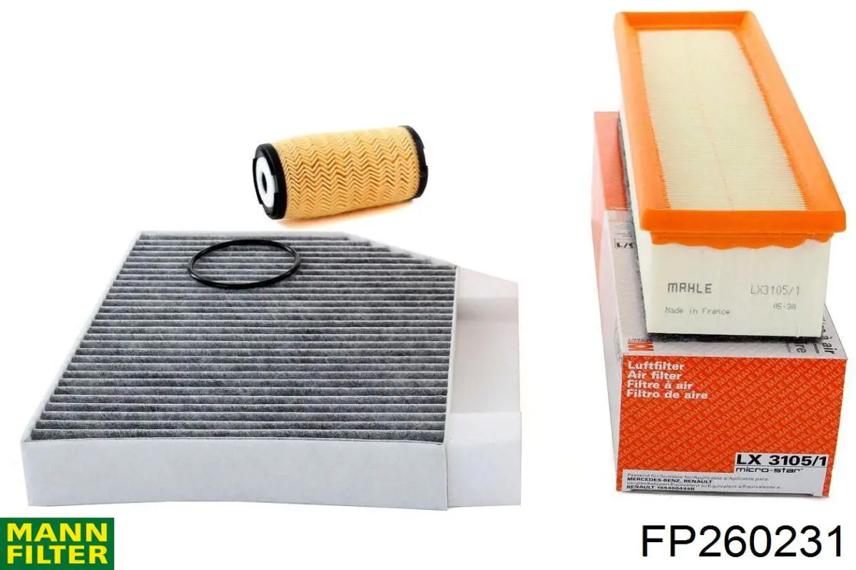 Фільтр салону FP260231 Mann-Filter