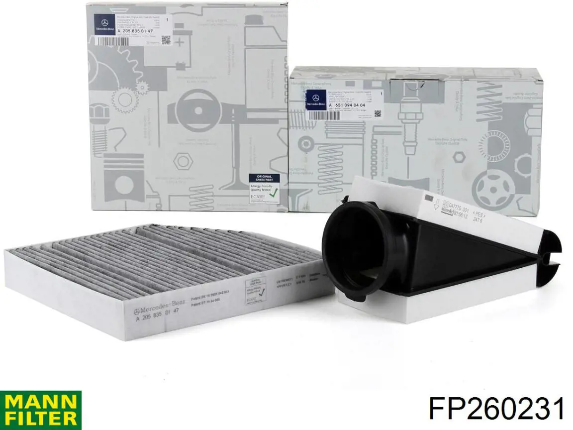 Повітряний фільтр салону Mann-Filter FP260231