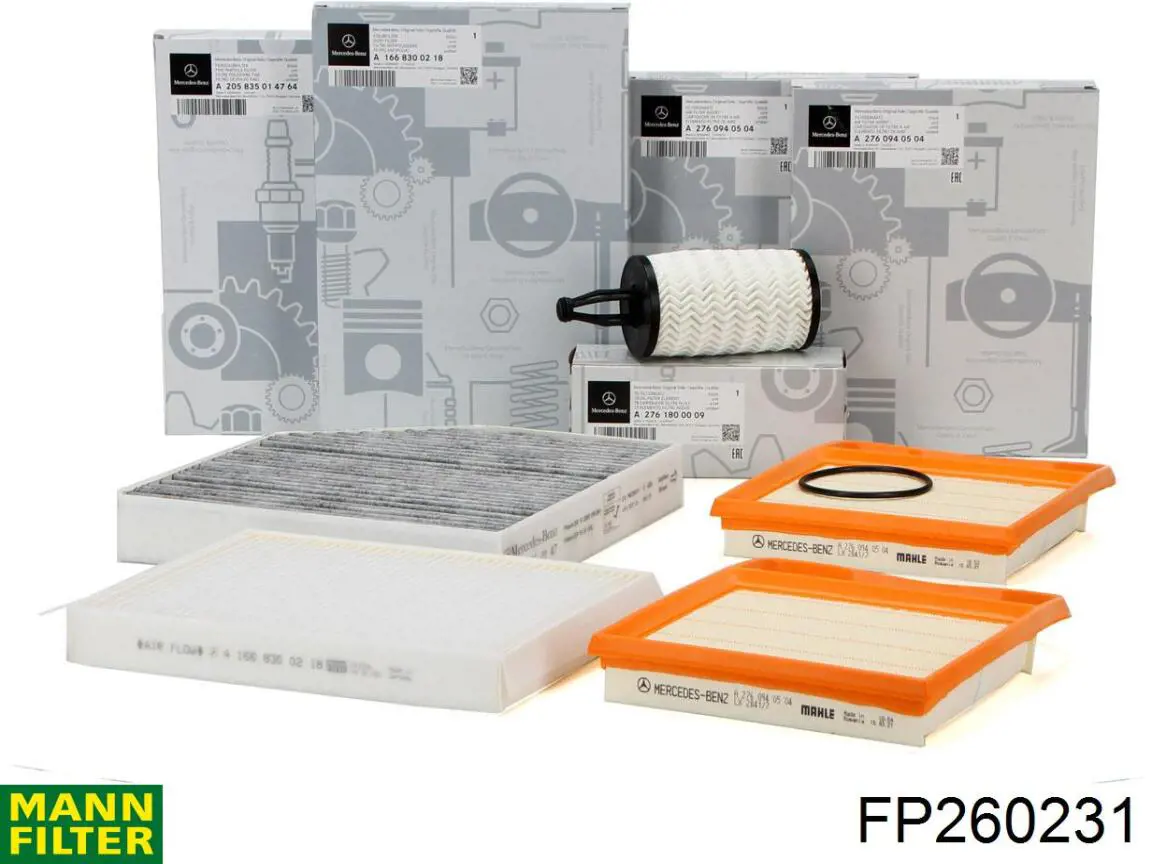 FP260231 Mann-Filter Внутрішньосалонний фільтр