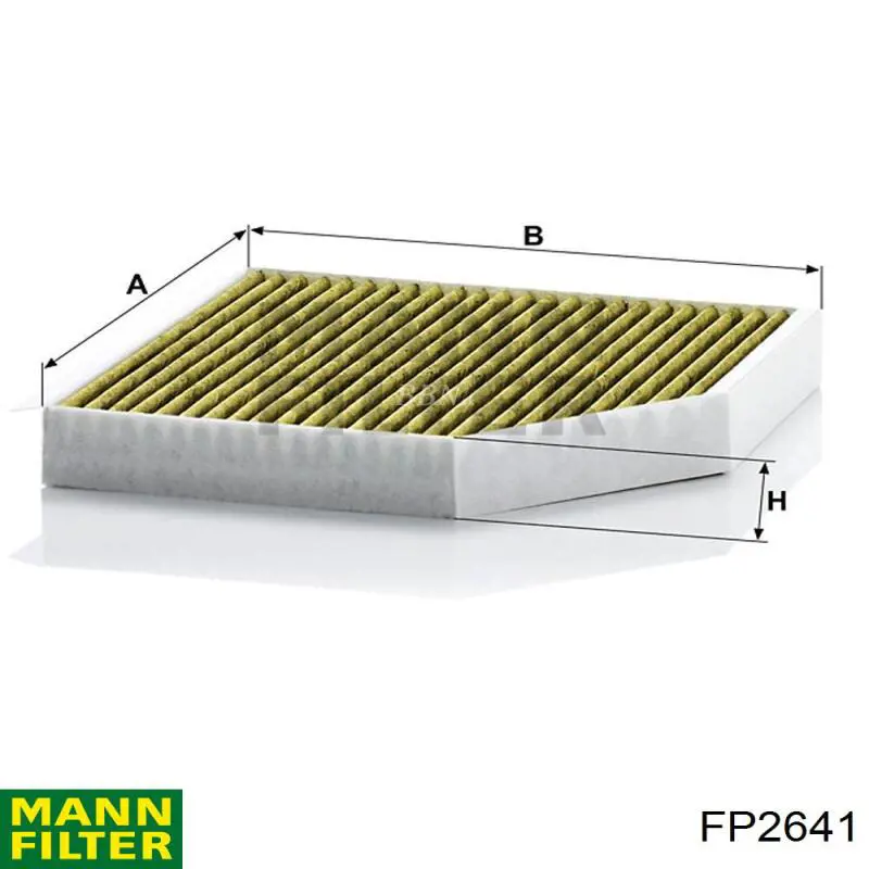 FP2641 Mann-Filter фільтр салону