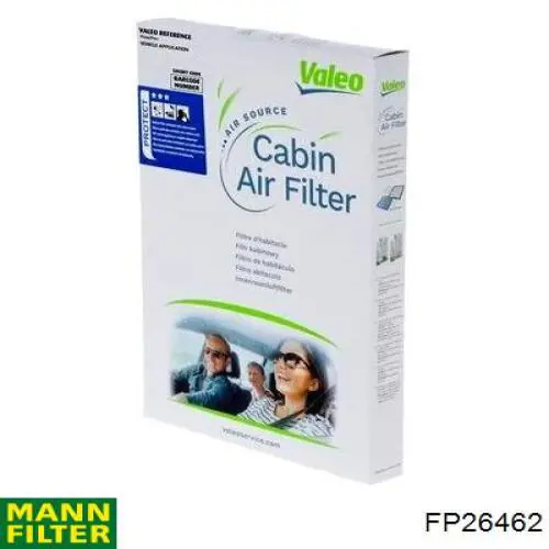Купити FP26462 Mann-Filter Фільтр салону вугільний