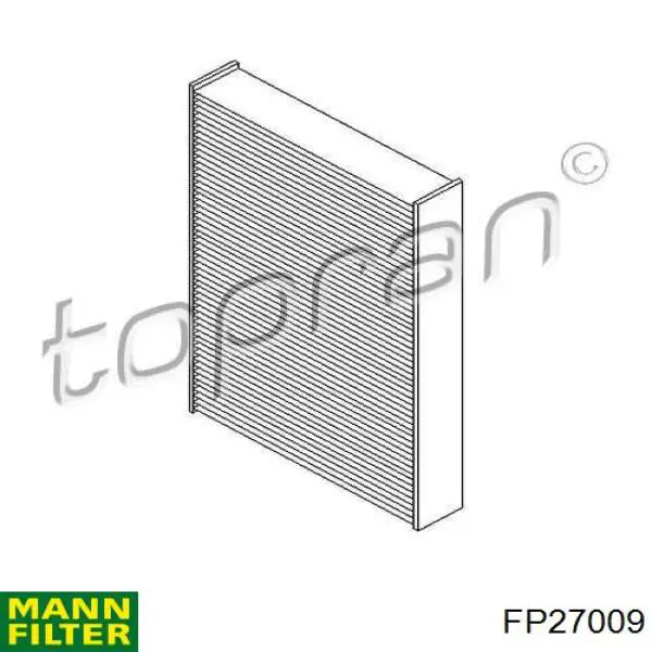 Фільтр повітряний обігрівача Mann-Filter FP27009 ціна, від 12.16 USD