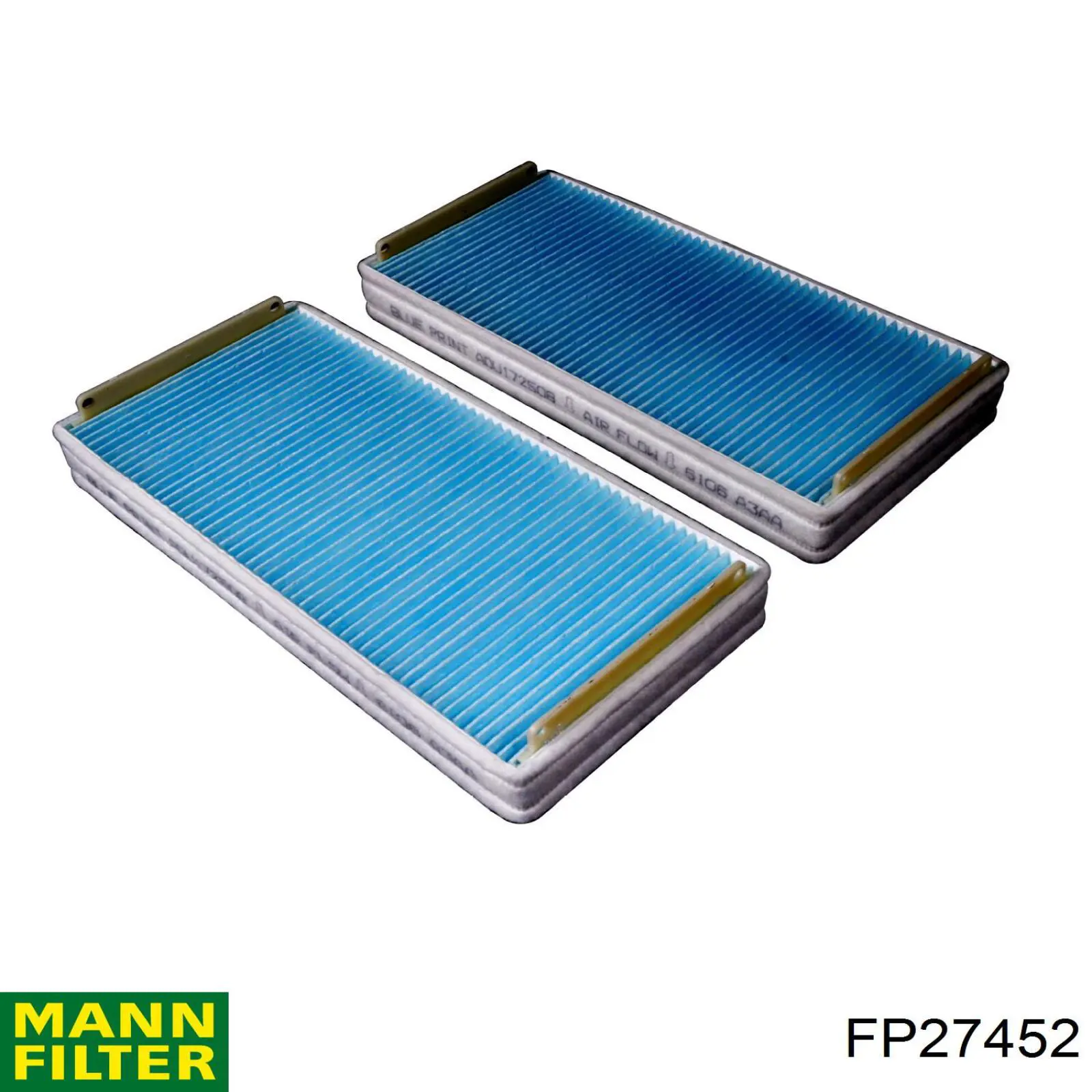 Купити FP27452 Mann-Filter Фільтр салону вугільний