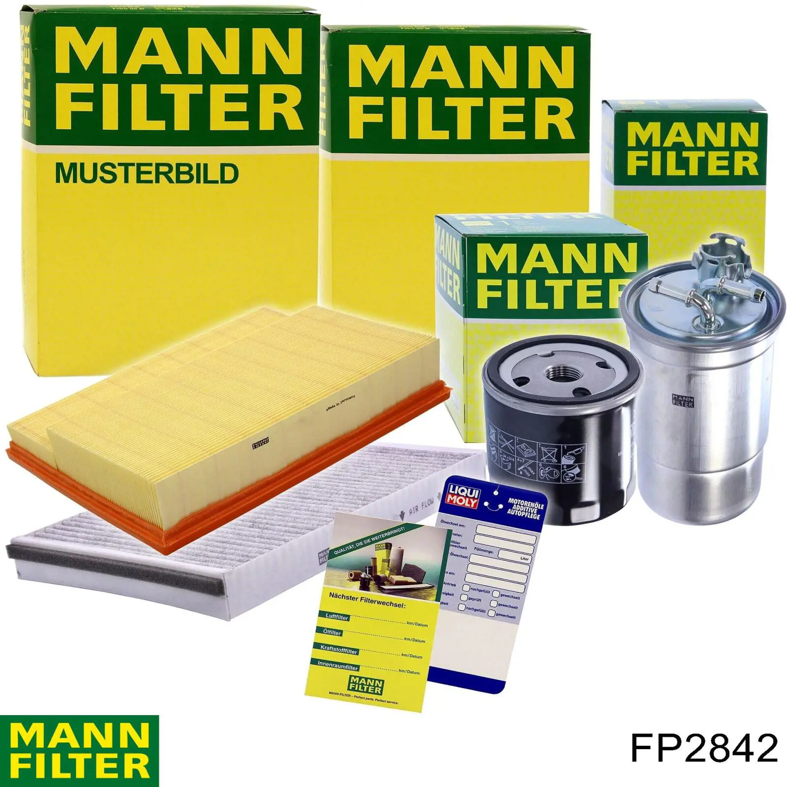 Купити FP2842 Mann-Filter Фільтр салону вугільний