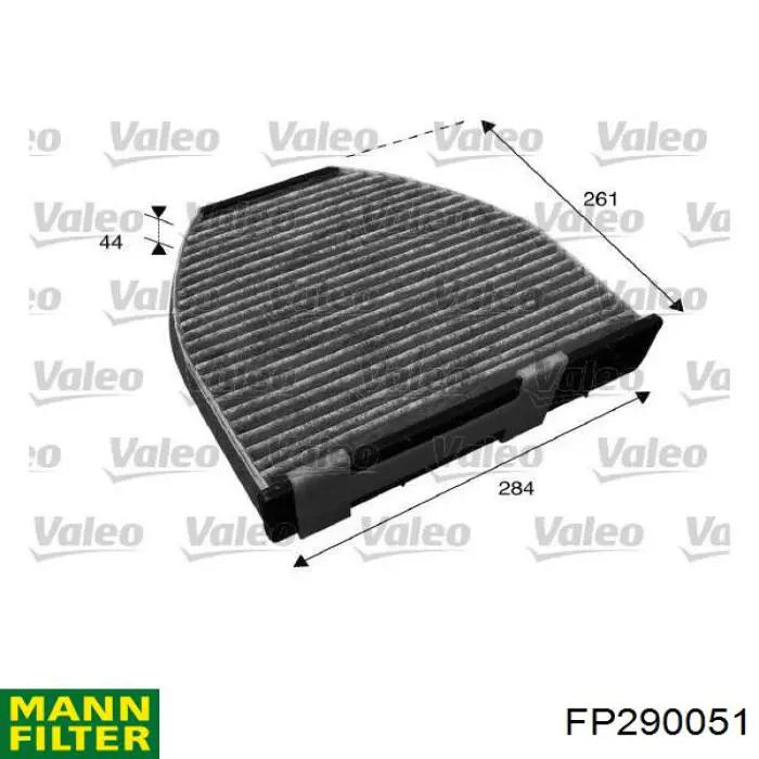 FP290051 Mann-Filter Внутрішньосалонний фільтр