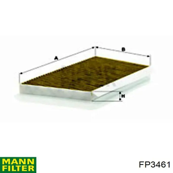 FP3461 Mann-Filter Внутрішньосалонний фільтр
