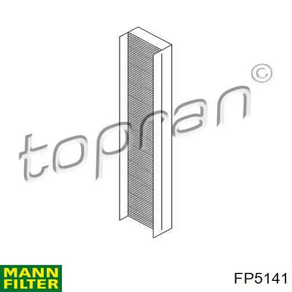 Фільтр повітряний обігрівача Mann-Filter FP5141 ціна, від 6.27 USD