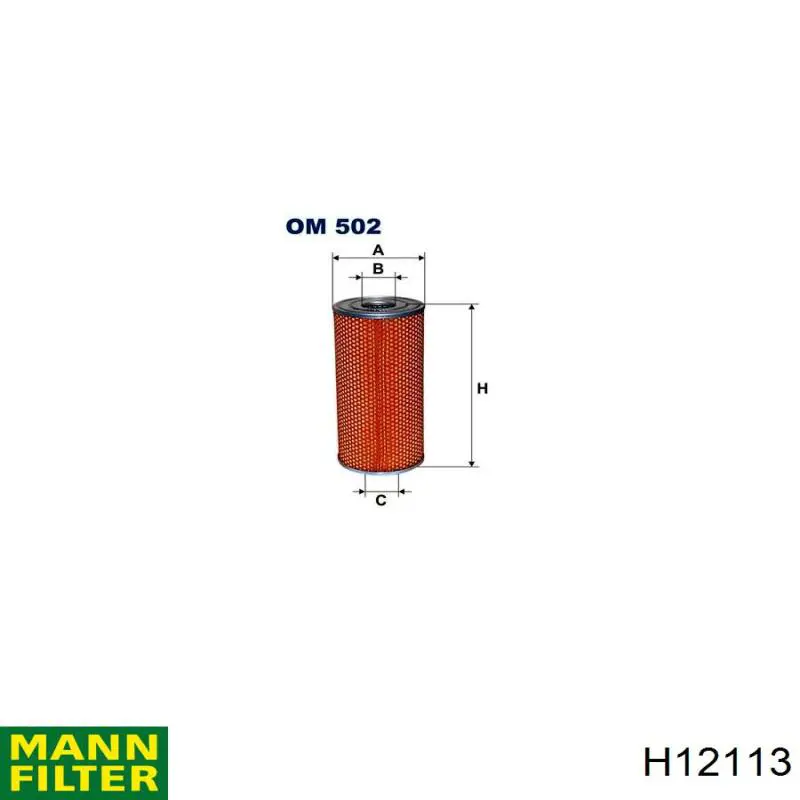 Масляний фільтр двигуна Mann-Filter H12113 ціна, від 5.50 USD