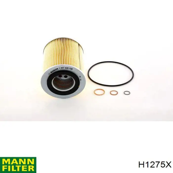 Масляний фільтр двигуна Mann-Filter H1275X ціна, від 13.82 USD