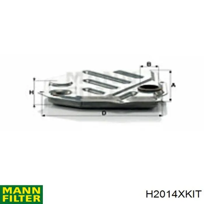Купити H2014XKIT Mann-Filter Масло і фільтр в коробку автомат 