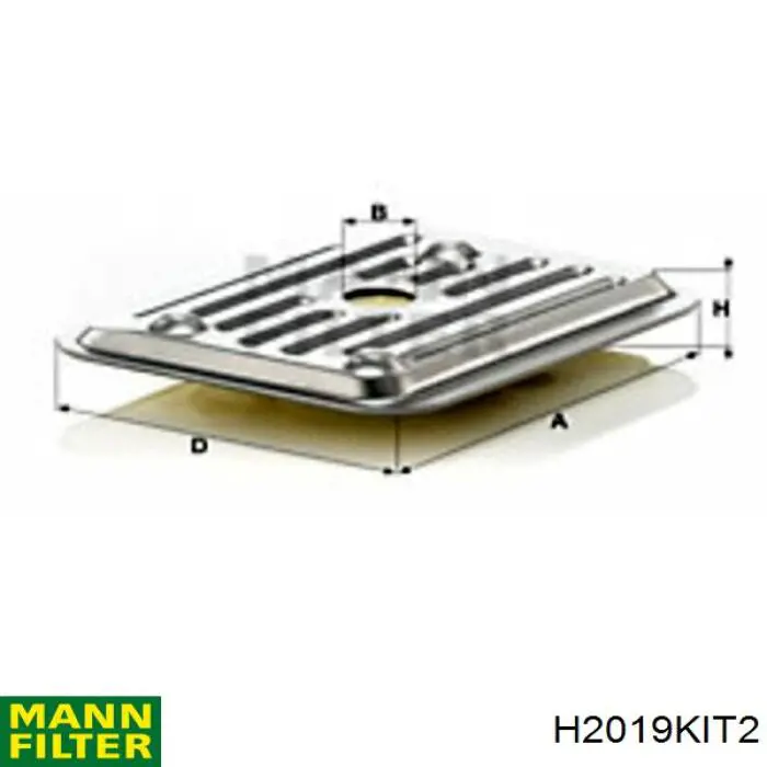 Фільтр АКПП H2019KIT2 Mann-Filter