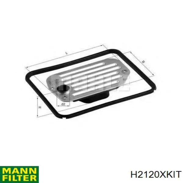 H2120XKIT Mann-Filter фільтр акпп