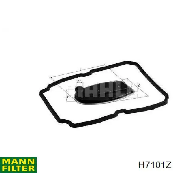 Фільтр АКПП H7101Z Mann-Filter