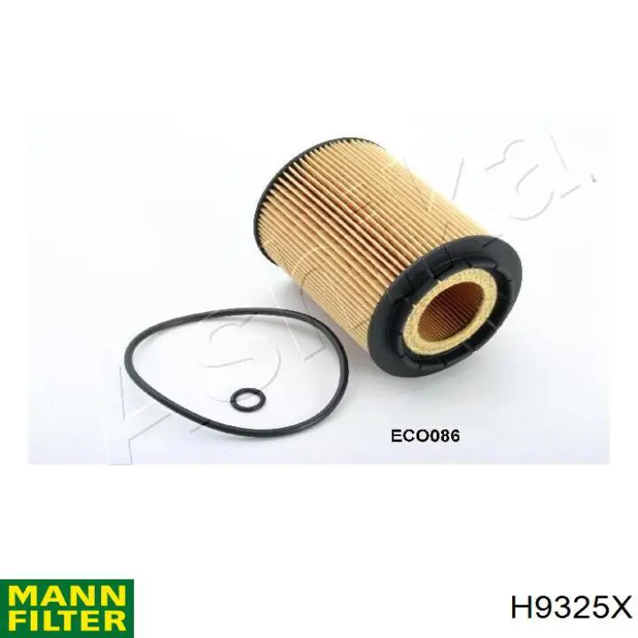 Масляний фільтр двигуна Mann-Filter H9325X ціна, від 8.65 USD