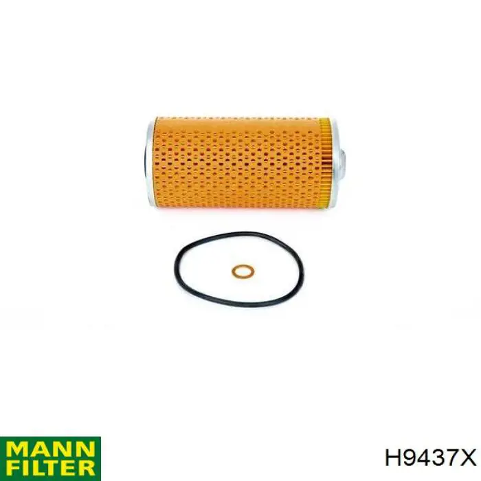 Масляний фільтр двигуна Mann-Filter H9437X ціна, від 12.67 USD
