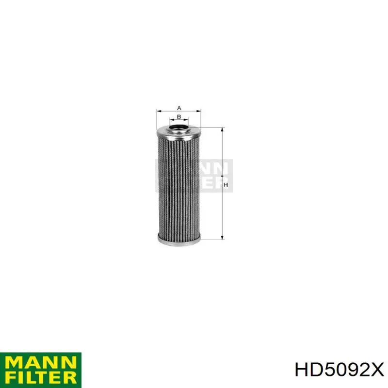 Фільтр гідравлічної системи HD5092X Mann-Filter