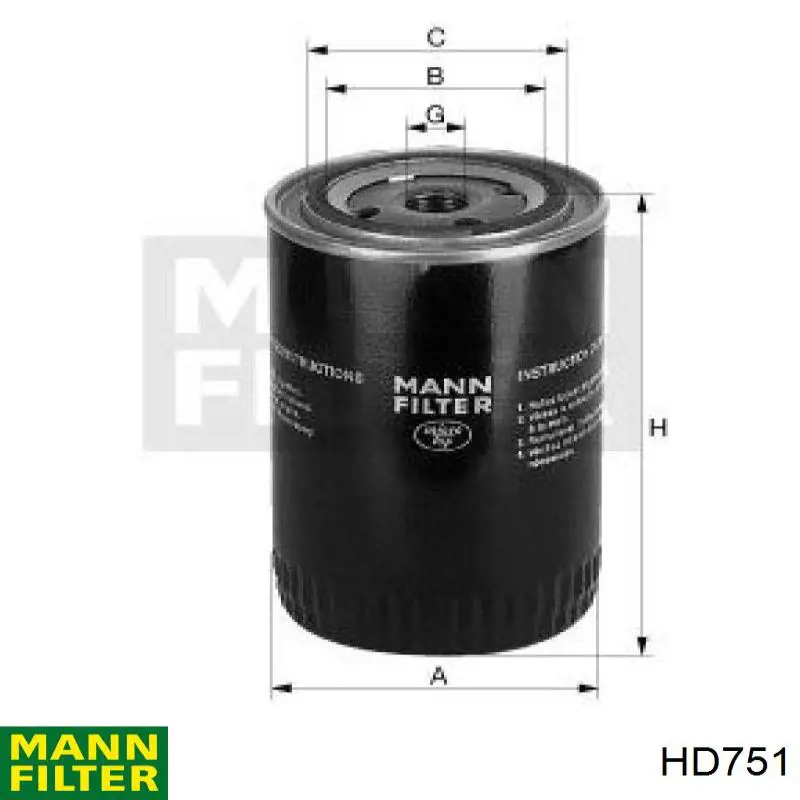  Mann-Filter HD751 ціна, від 116.91 USD