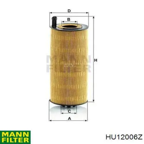 Купити HU12006Z Mann-Filter Фільтр очищення масла відцентровий