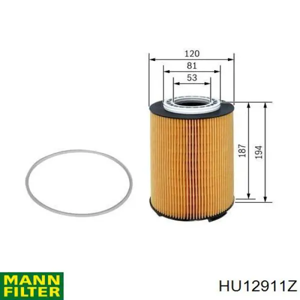 Фільтр масляний HU12911Z Mann-Filter