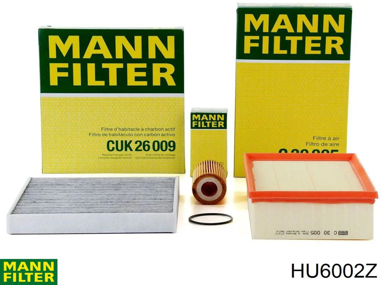 Масляний фільтр двигуна Mann-Filter HU6002Z ціна, від 9.02 USD