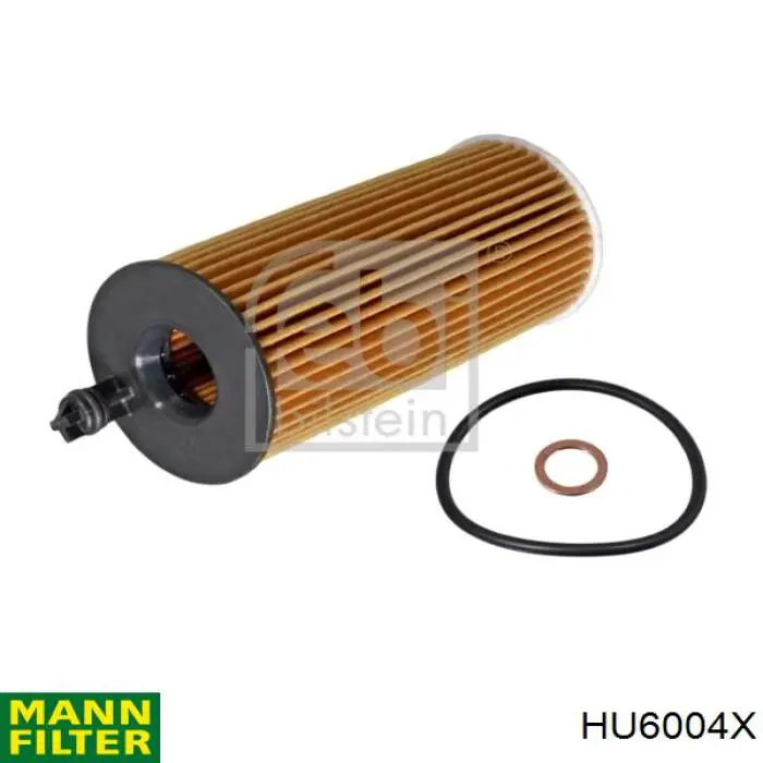 Масляний фільтр двигуна Mann-Filter HU6004X ціна, від 12.57 USD